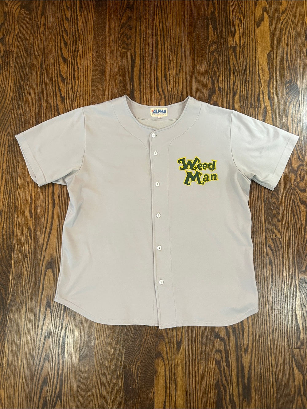 Vintage 90s Weed Man Baseball Jersey